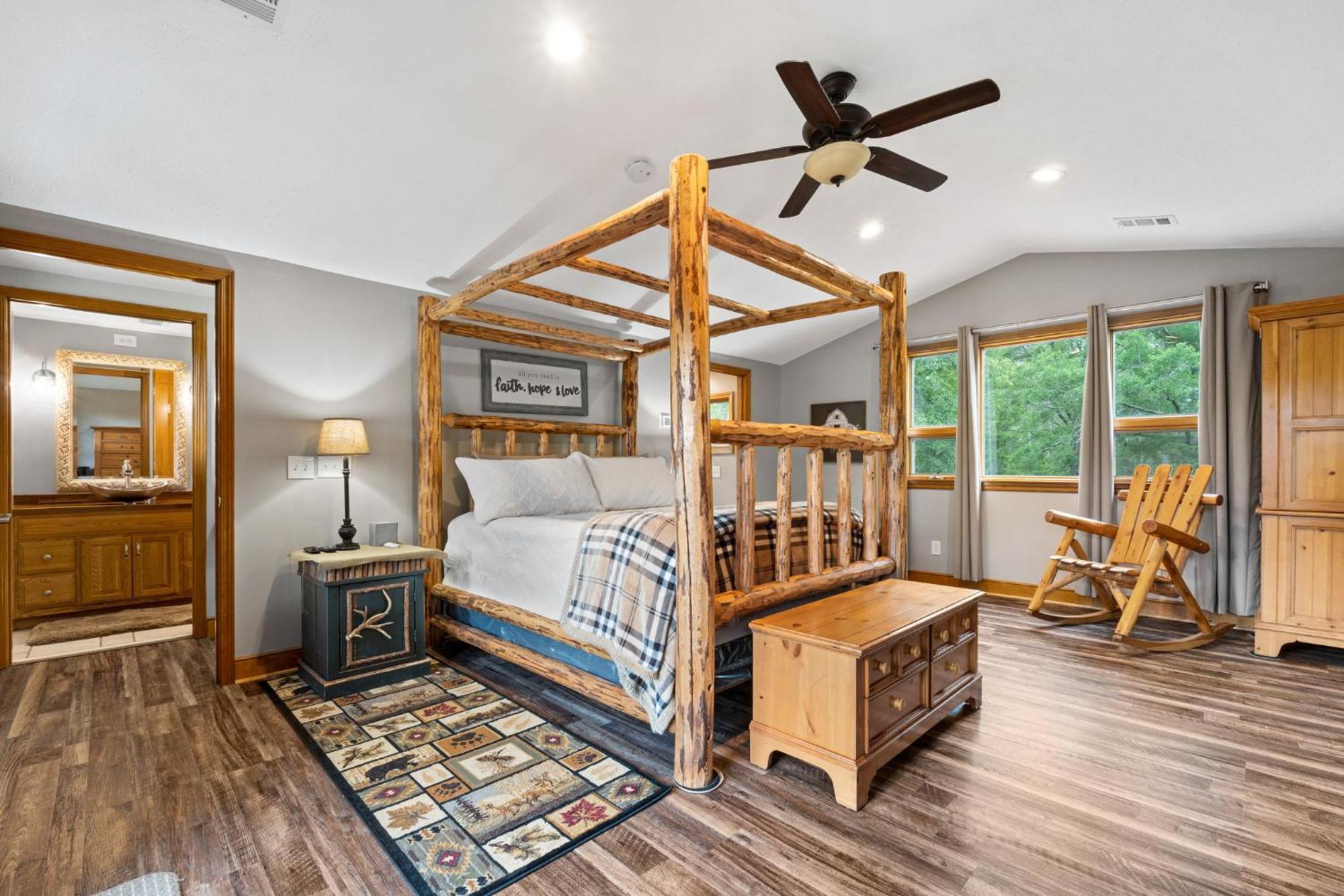 Refuge Ranch Retreat Log Cabin Lake 53+ Acres Locust Grove Ngoại thất bức ảnh